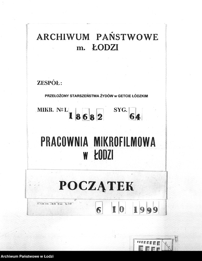 Obraz 1 z jednostki "Bedarfsmeldungen [Zapotrzebowania na żywność]"