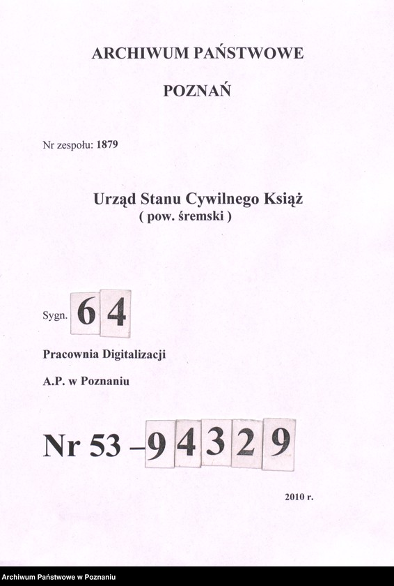 Obraz 1 z jednostki "Księga urodzeń"