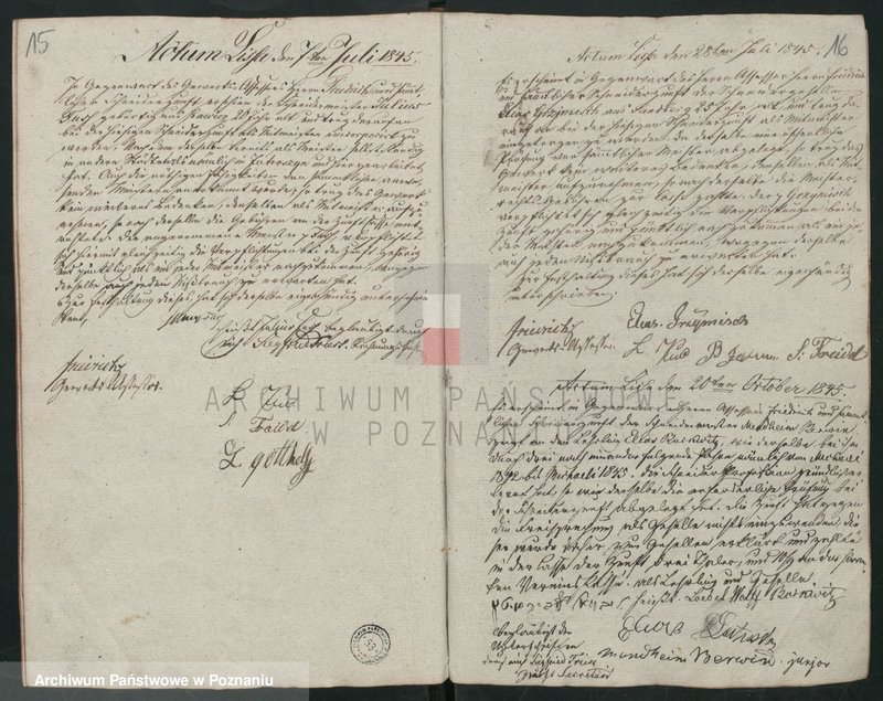 image.from.unit.number "[Protokolarz cechu krawców w Lesznie]. Wpisy uczniów, wyzwolin, rejestry dochodów i rozchodów"