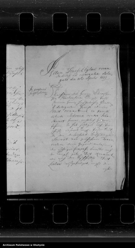 image.from.unit.number "Acta criminalia inwisitionis in puncto Sodomiae contra Joh. Sawart, gew. Bedienten in Stradem, coram Jud. T. Ilaviensis ad criminalia delegato"