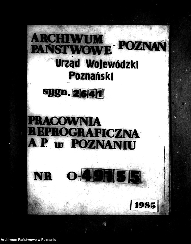 Obraz 1 z jednostki "Operat szacunkowy majątku Twierdzyń powiatu mogileńskiego"