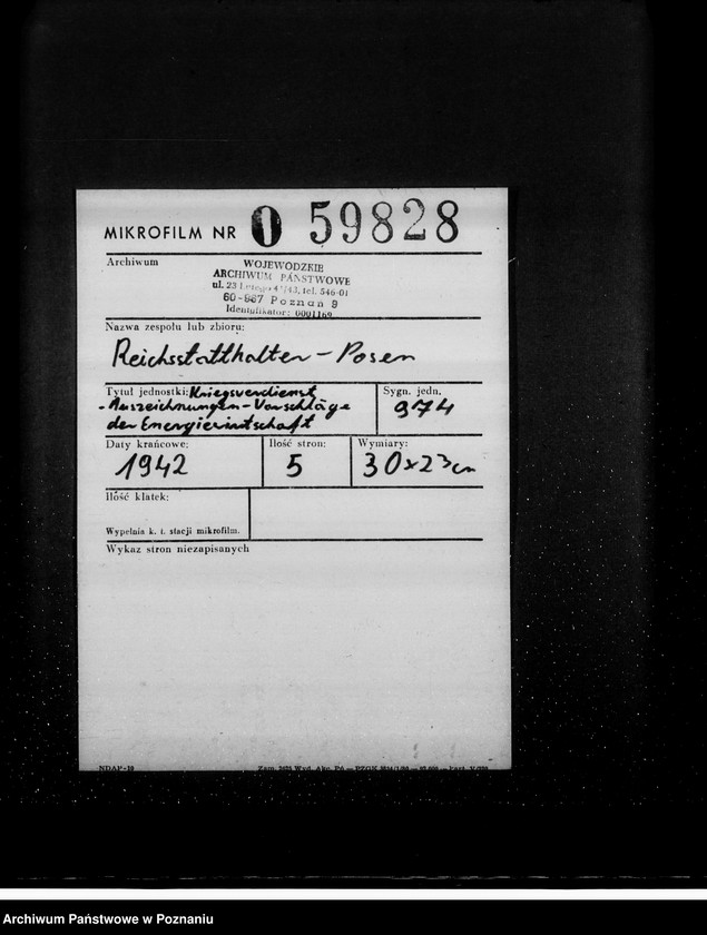 Obraz 3 z jednostki "Kriegsverdienst- Auszeichnungen- Vorschläge der Energiewirtschaft"