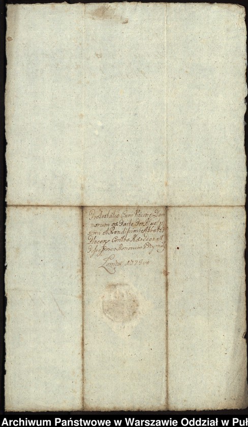 image.from.unit.number "Ekstrakt z ks. gr. łomżyńskich protestacji (wraz z wizją szkód) z 1728 roku sługi i plenipotenta opata Walentego Michała Żółtowskiego Augustyna Dzwonkowskiego przeciw szlachcie ze wsi Grzymały (oprócz Franciszka i Marcina Grzymałów i Mierzejewskiego) o wycięcie drzew w lasach należących do opata i zabranie siana z łąk Żóltowskiego"