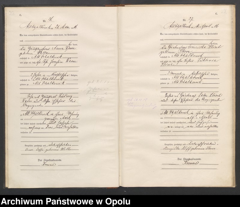 image.from.unit.number "Księga Zgonów Miejscowa Siołkowice Stare za rok 1916-1917"