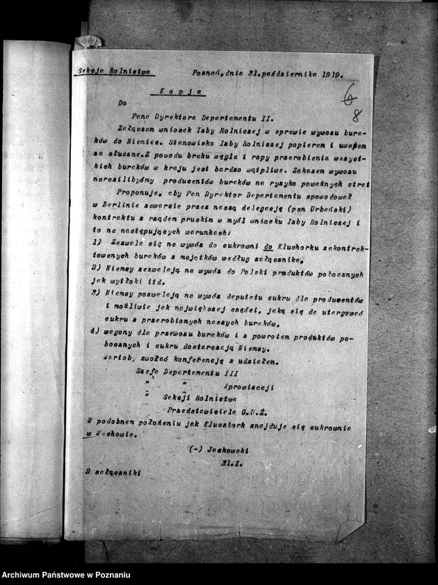 image.from.unit.number "Produkcja cukru i ceny [Cukrownie w Kluczborku]"