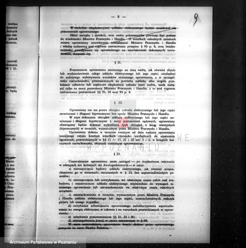 Obraz 13 z jednostki "/Urządzenie zakładu elektrycznego w Rogoźnie/"