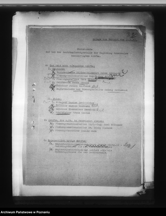 Obraz 7 z jednostki "Zlikwidowanie komórek organizacyjnych rejencji zajmujących się planowaniem"