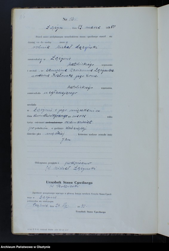 image.from.unit.number "Księga urodzeń Nr 1 - 81,1 - 72,1 - 73 i 1 - 66 /bez 1885/ /przepisana w języku polskim z oryginału niemieckiego w dniach 18.07.-24.08.1950/"