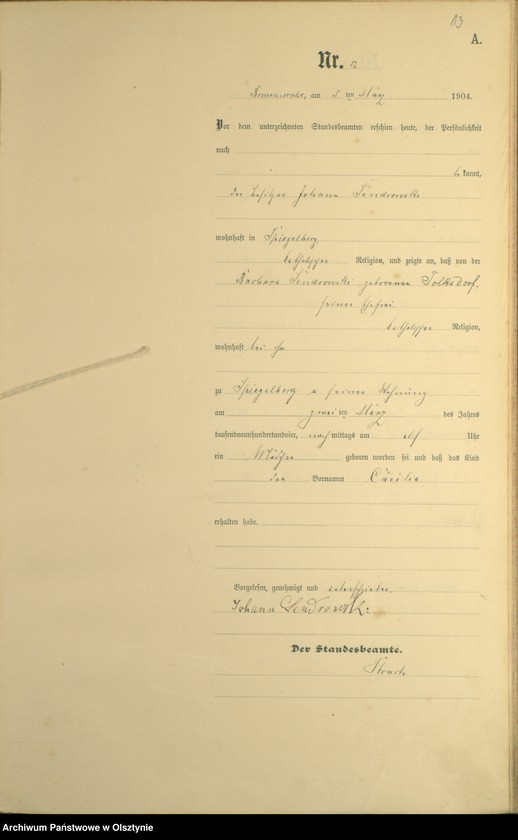 image.from.unit.number "Geburts-Haupt-Register Nr 1 - 72"