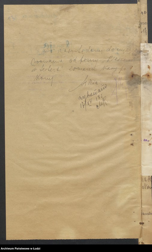 Obraz 15 z jednostki "Abram Icek Zeibert - sprzedaż towarów manufakturowych"