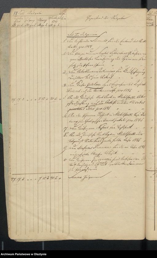 image.from.unit.number "Rechnung über Einnahme und Ausgabe der evangelischen Kirche zu Wartenburg"