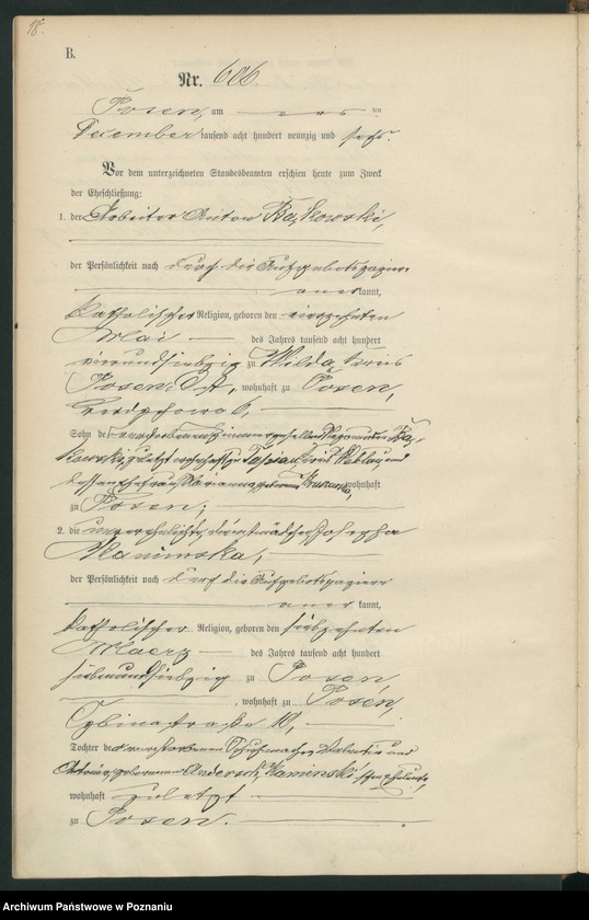 Obraz 20 z jednostki "Księga małżeństw t. III"