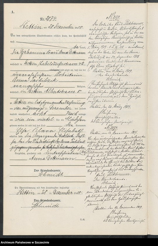 Obraz 12 z jednostki "Geburts-Register"