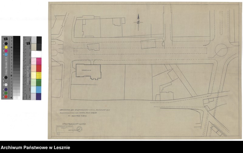 Obraz 3 z jednostki "Leszno miasto. Dokumentacja projektowa Szkoły Handlowej przy obecnym Placu Jana Amosa Komeńskiego."