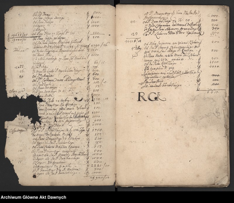 image.from.unit.number "Rozliczenie różnych wydatków z mennicy i wypłat na wojsko."