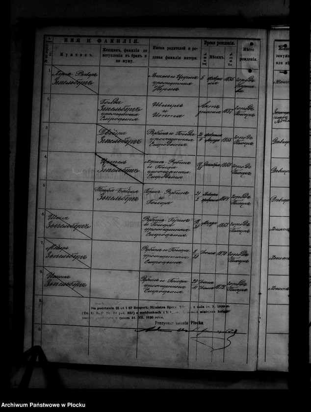 image.from.unit.number "[Księga zamknięta ludności stałej miasta Płocka - ul. Grodzka nr 9]"