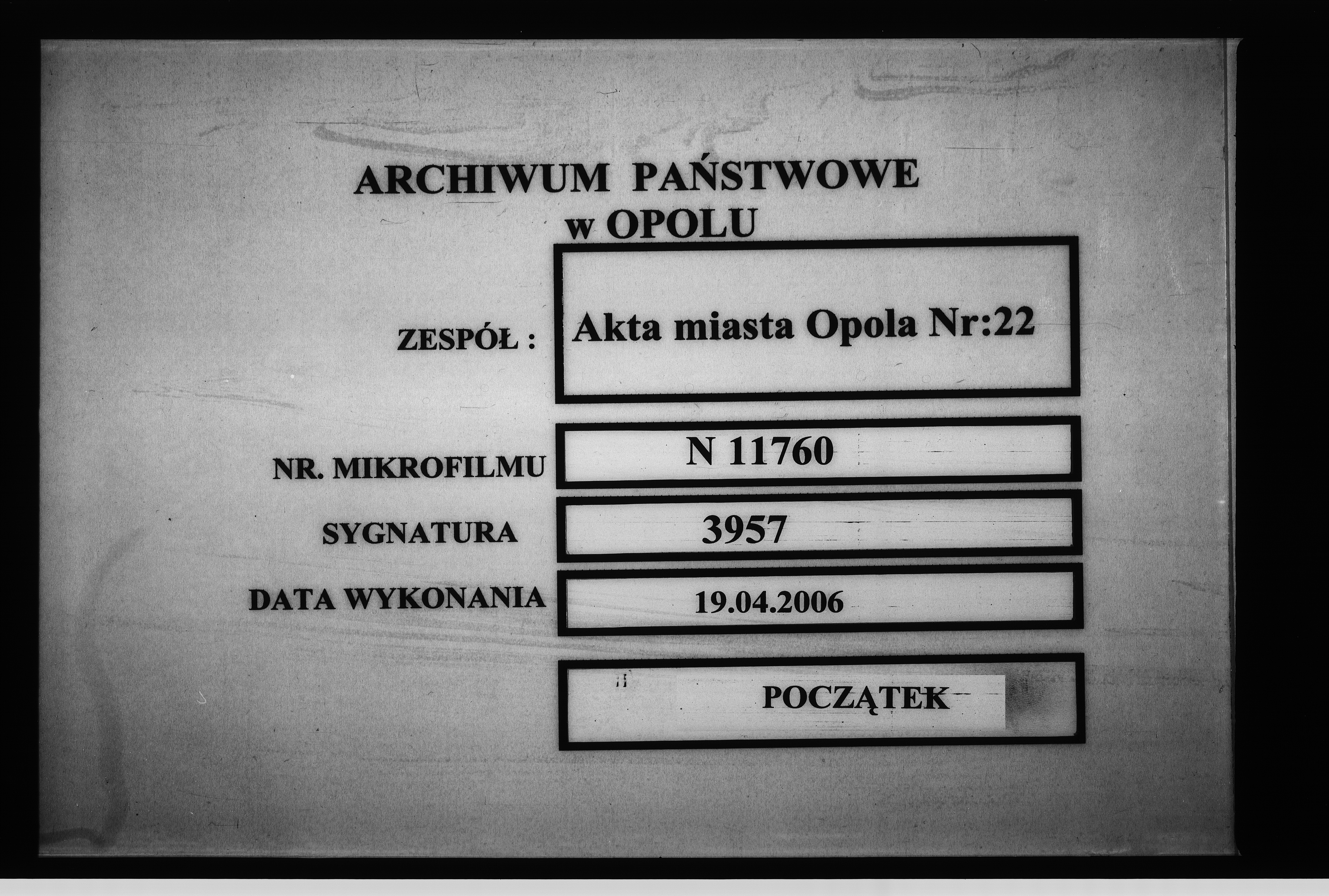 Obraz 1 z jednostki "Verzeichniss II über diejenigen Acten welche zur dauernden Aufbewahrung hiers[elbst] bestimmt worden sind Kammer V"