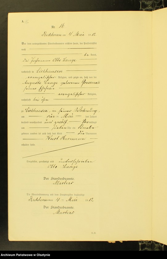 image.from.unit.number "Geburts-Neben-Register Nr 1 - 49 [Księga urodzeń - wtóropis ]"