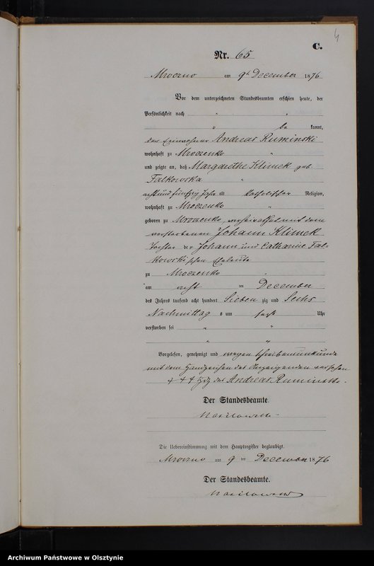 image.from.unit.number "Sterbe-Neben-Register Tom II,Nr 63 - 67"