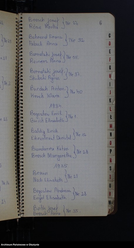 image.from.unit.number "Alphabetisches Namenverzeichnis zum Heiratsbuch"