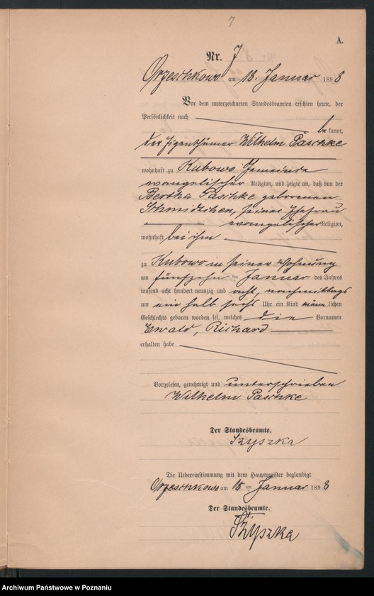 Obraz 10 z jednostki "Księga urodzeń"