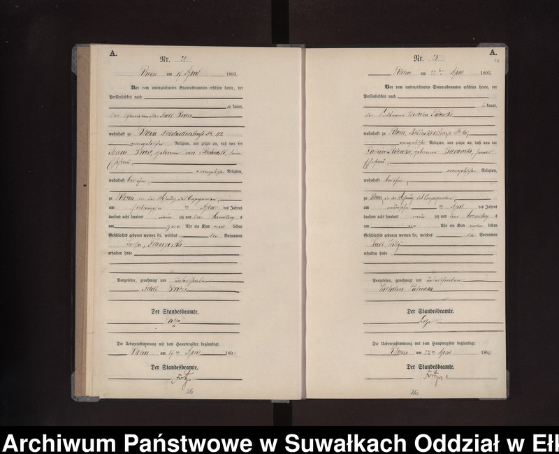 image.from.unit.number "Geburts-Neben-Register des Preussischen Standes-Amtes Rhein Kreis Loetzen"