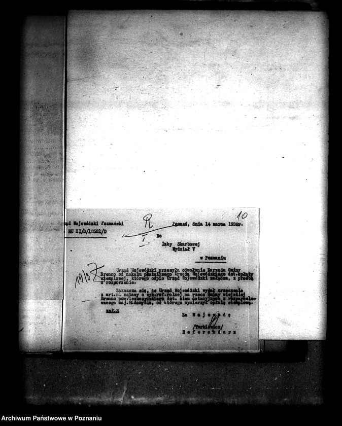 Obraz 16 z jednostki "Przewłaszczenie ziem dotacyjnych majątku Radomyśl powiatu leszczyńskiego"