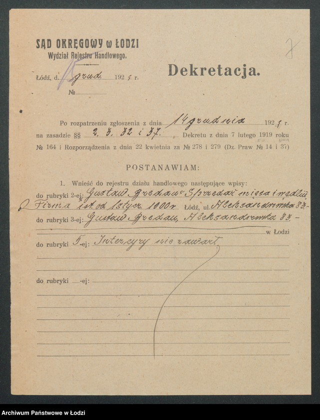 Obraz 9 z jednostki "Gustaw Bredan- sprzedaż mięsa i wędlin"