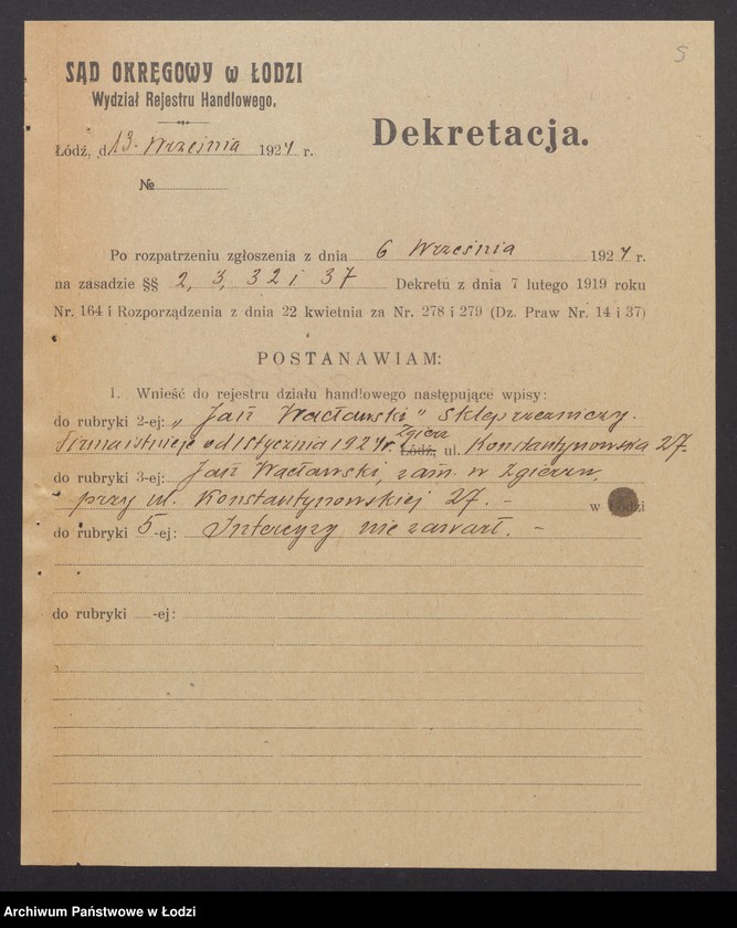 Obraz 7 z jednostki "Jan Wacławski – sklep gierz"