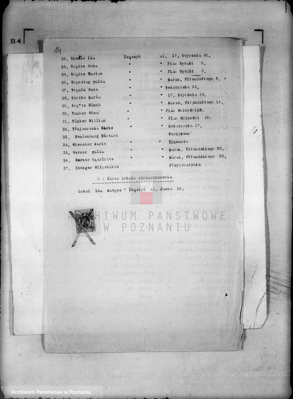 Obraz 18 z jednostki "/Stowarzyszenie Niemieckich Kobiet w Zbąszyniu/"