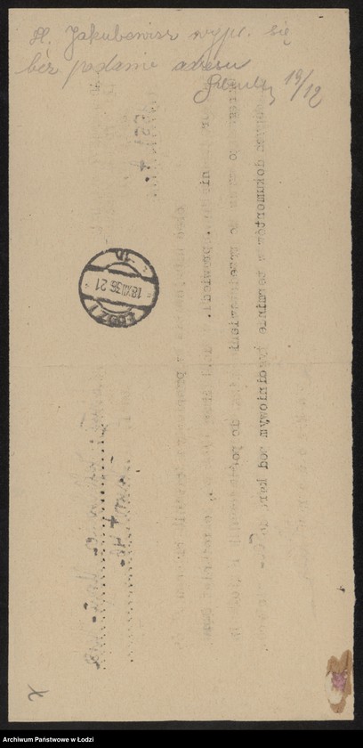 Obraz 9 z jednostki "Uryn Hersz Jakubowicz- sprzedaż odpadków"