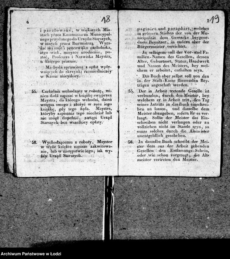 Obraz 19 z jednostki "Akta tyczące się zaświadczeń przesiedleń"