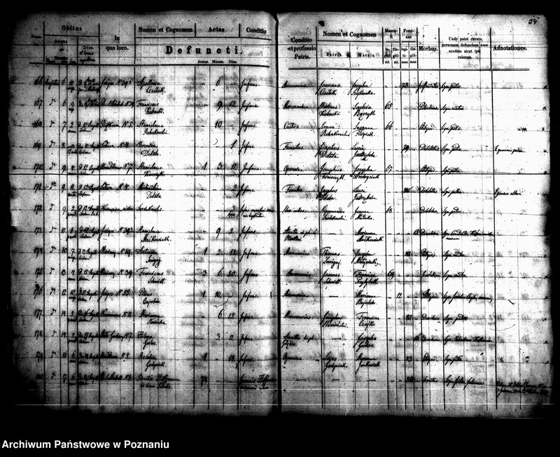 Obraz 14 z jednostki "Księga zgonów"