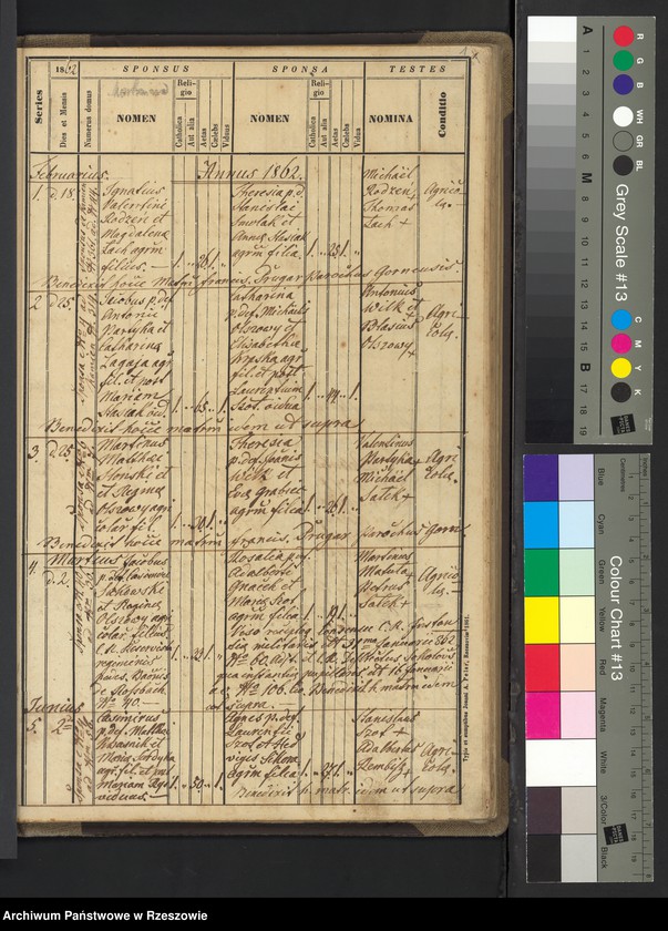 Obraz z jednostki "Księga małżeństw - Markowizna"