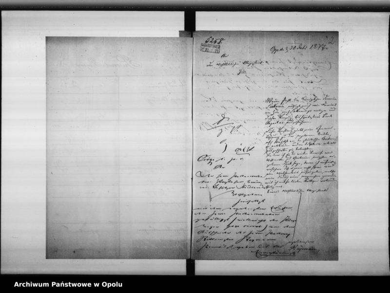 Obraz 6 z jednostki "Acta des Magistrats zu Oppeln betreffend die Wahl des Maurermeister H. Schmidt als Magistrats-Mitglied"