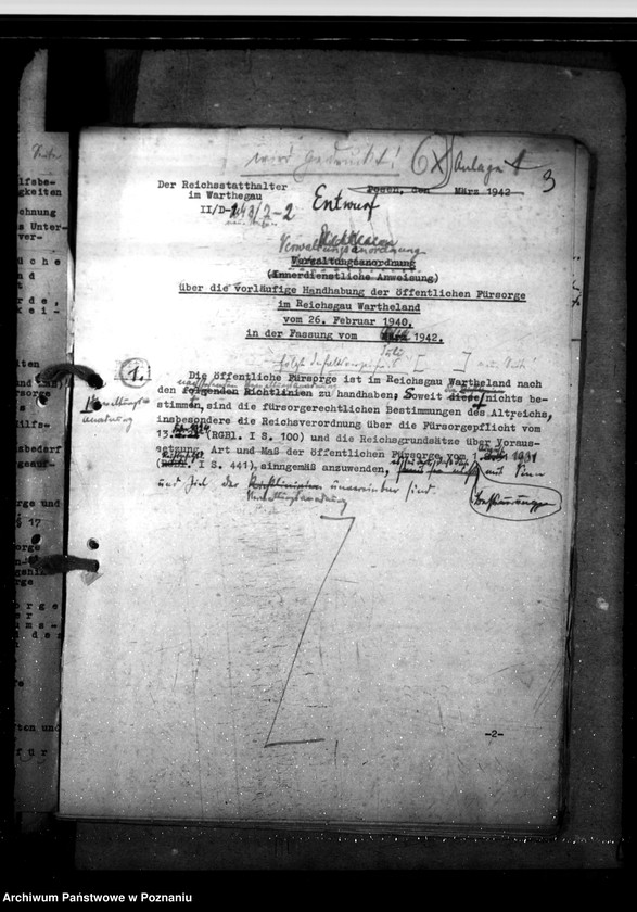 Obraz 7 z jednostki "Vorläufige Handhabung der öffentlichen Fürsorge"