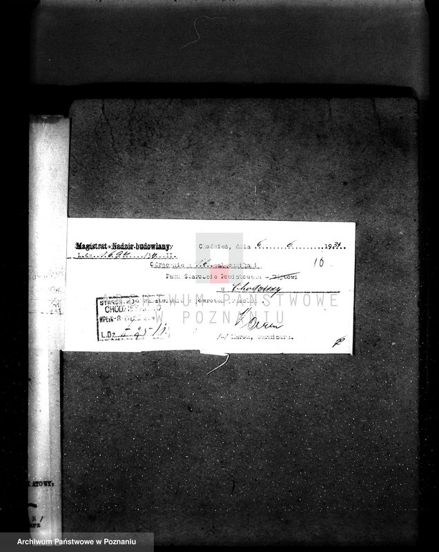 Obraz 14 z jednostki "Zatwierdzenie zakładu przemysłowego /garbarnia/ Demitr Federów - Chodzież"