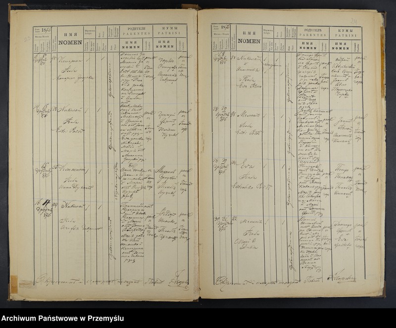 image.from.unit.number "[Odpisy księgi urodzeń, małżeństw, zgonów z lat 1876-1881]"