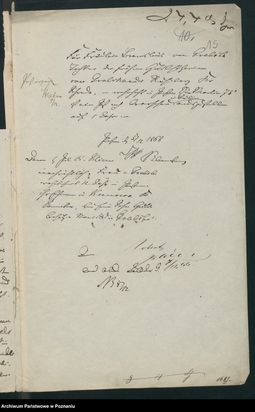 Obraz 19 z jednostki "A. betr. Familie von Grabski"