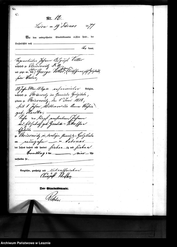 Obraz 15 z jednostki "[Księga zgonów - wieś]"