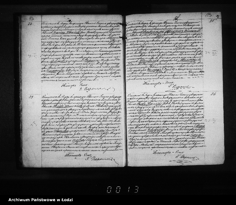 Obraz 11 z jednostki "Akta urodzeń, małżeństw i zgonów"