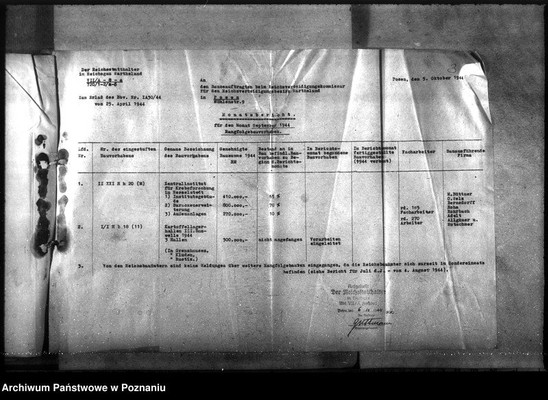 Obraz 7 z jednostki "Berichte - w sprawach budowlanych"