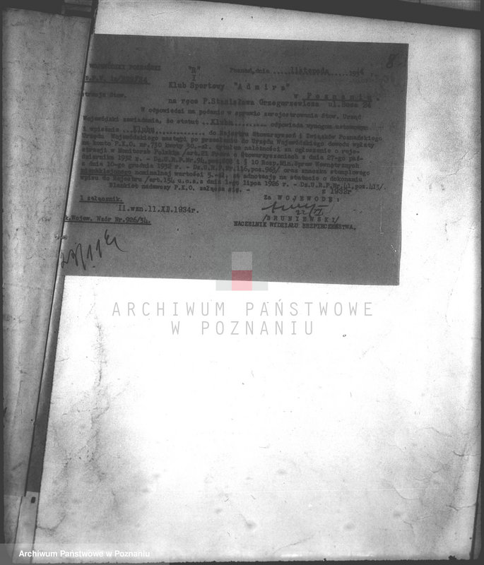 Obraz 12 z jednostki "/Klub Sportowy,,Admira" w Poznaniu/"