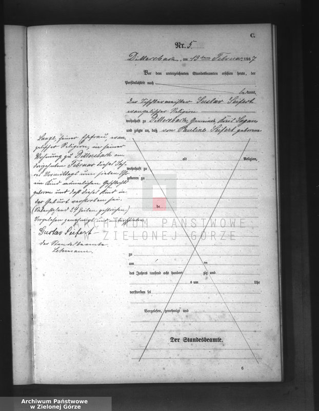 Obraz 8 z jednostki "[Księga aktów zgonów]"