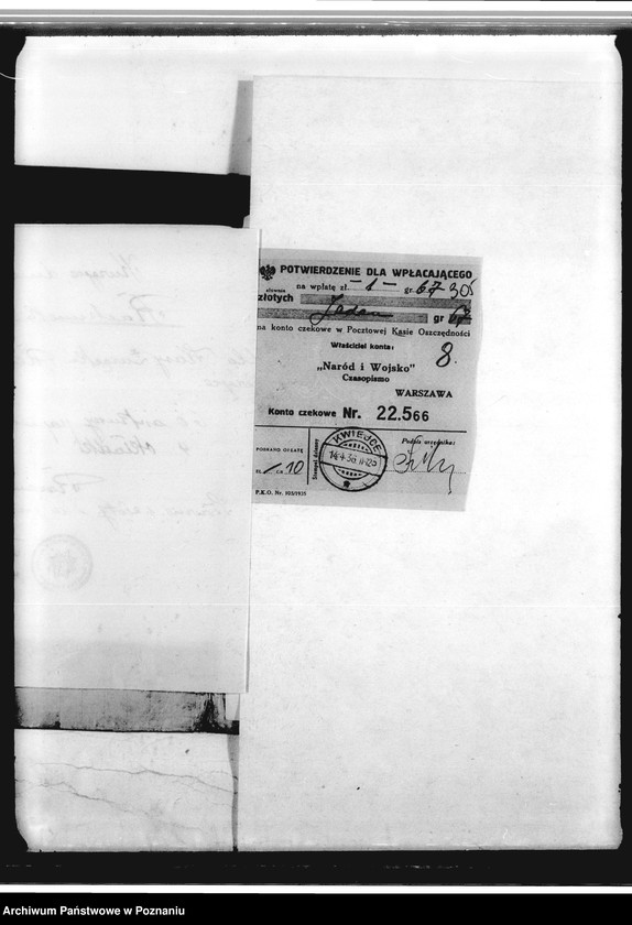 Obraz 12 z jednostki "Dowody rozchodu Związku Rezerwistów- Koło Kwiejce, powiat Czarnków"