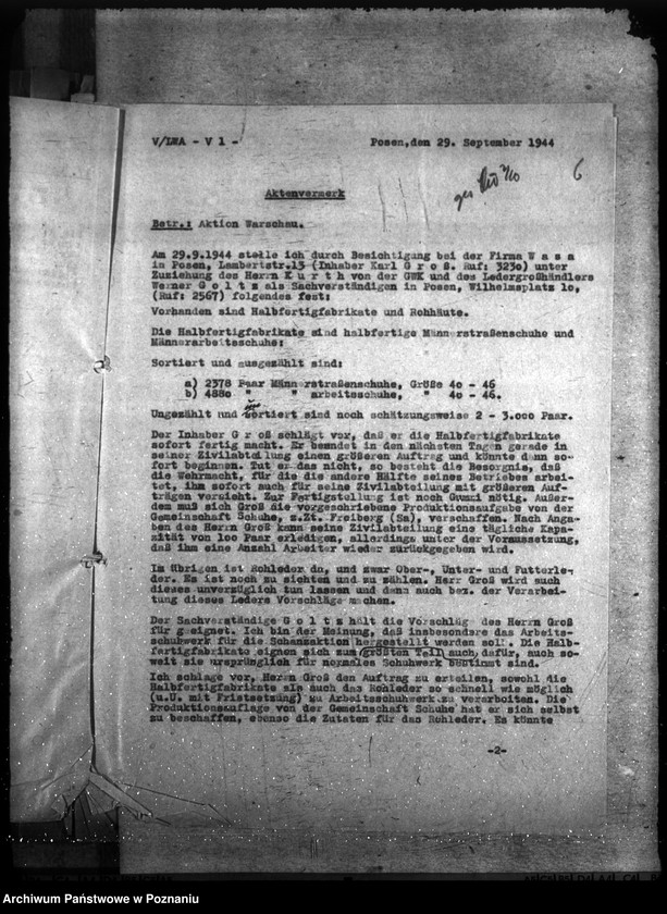 Obraz 11 z jednostki "Aktion Warschau. Verwertungen"