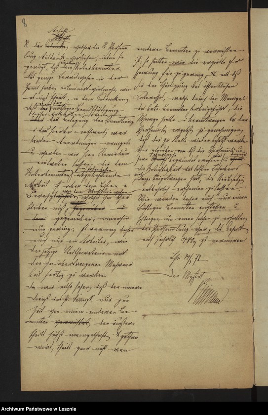 Obraz 11 z jednostki "[Die Anstellung des Polizeikommissars Willner]"