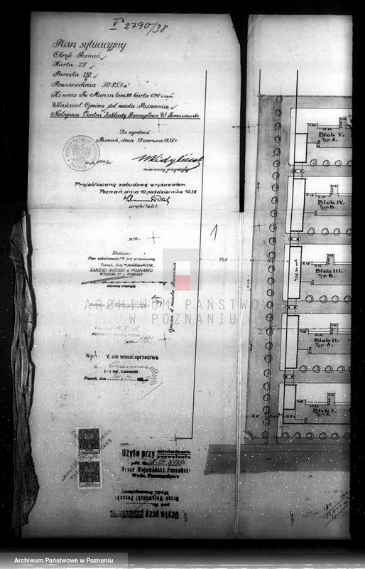 Obraz 5 z jednostki ""Centra" Zakłady Przemysłowe W. Tomaszewski w Poznaniu projekt hal fabrycznych"