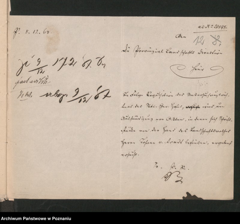 Obraz 16 z jednostki "A. betr. den Gutsbesitzer Stanislaus von Arndt, Johann von Arndt Landschaftsrat aus Dobieszewice"