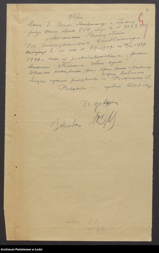 Obraz 9 z jednostki "Moszek Nechemja Szpiro, Kalman Szapiro – wyroby włókiennicze"